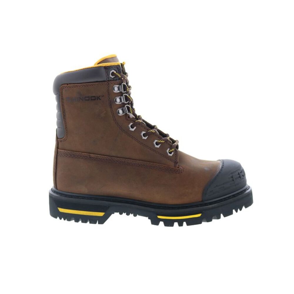 Chinook Mens Tarantula Steel Toe SR 8" Brown Boots (NWT)